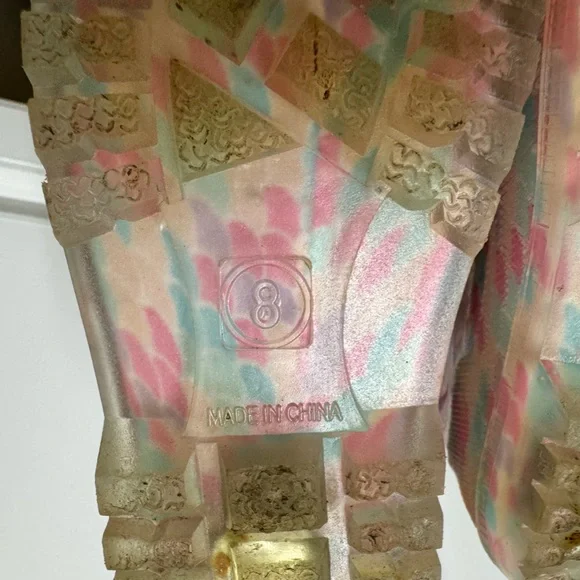 Girls Rain Boots Size 8 - Picture 3 of 3